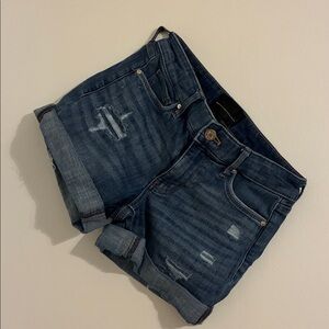 White House Black Market Blue Denim Shorts